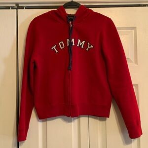 Tommy Jeans, Rare, hooded zip up sweat jacket, size large, EUC